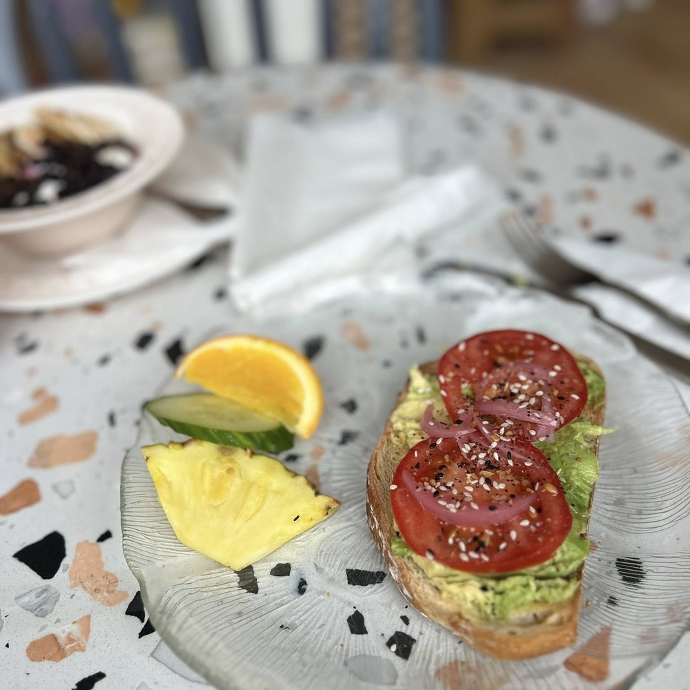 Avocado toast at Golden Cafe Campbellford